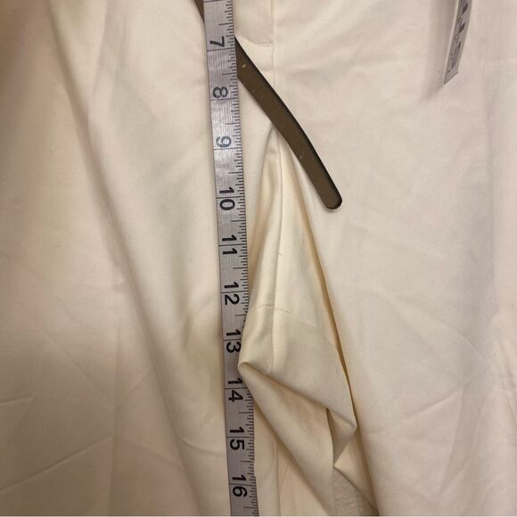 Lane Bryant white crop trousers pants ankle double stretch weave plus size 18 - Picture 9 of 15